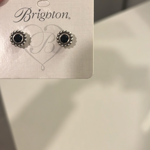 NWT! Brighton twinkle black post earrings - Picture 2 of 3